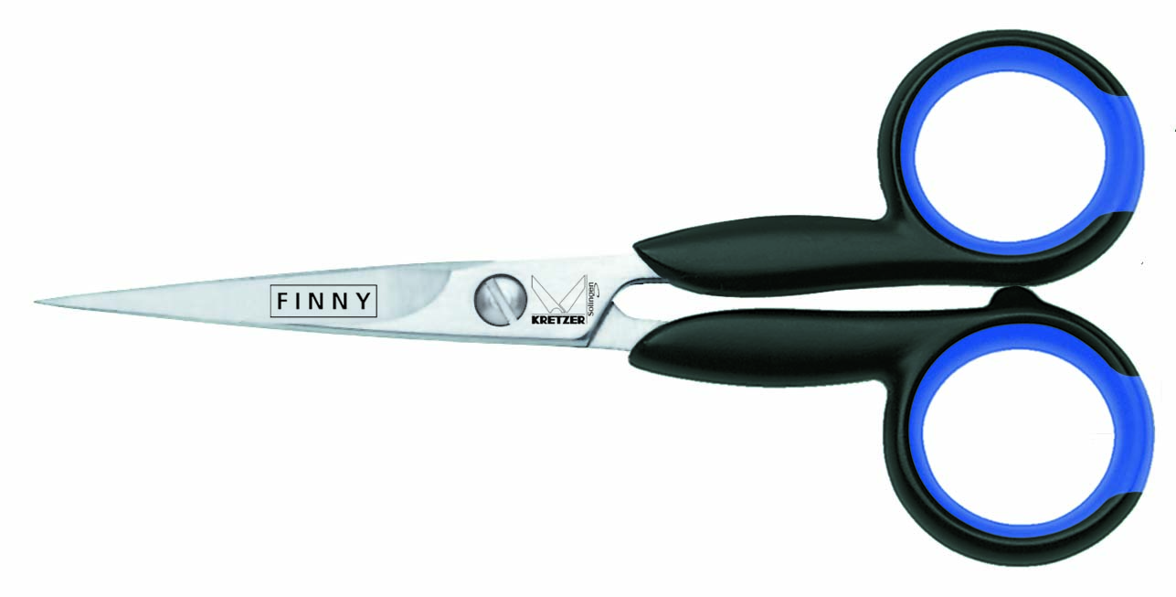 Finny borduurschaar 130mm extra spitse punt