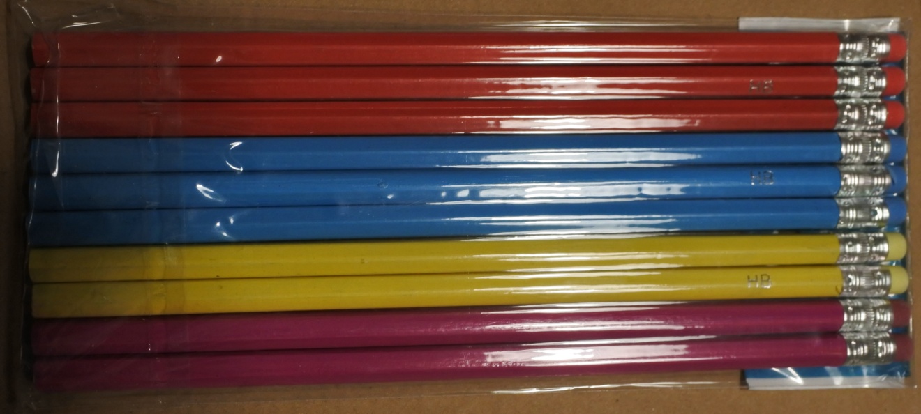 potloden 10stuks verpakt in 4 kleuren